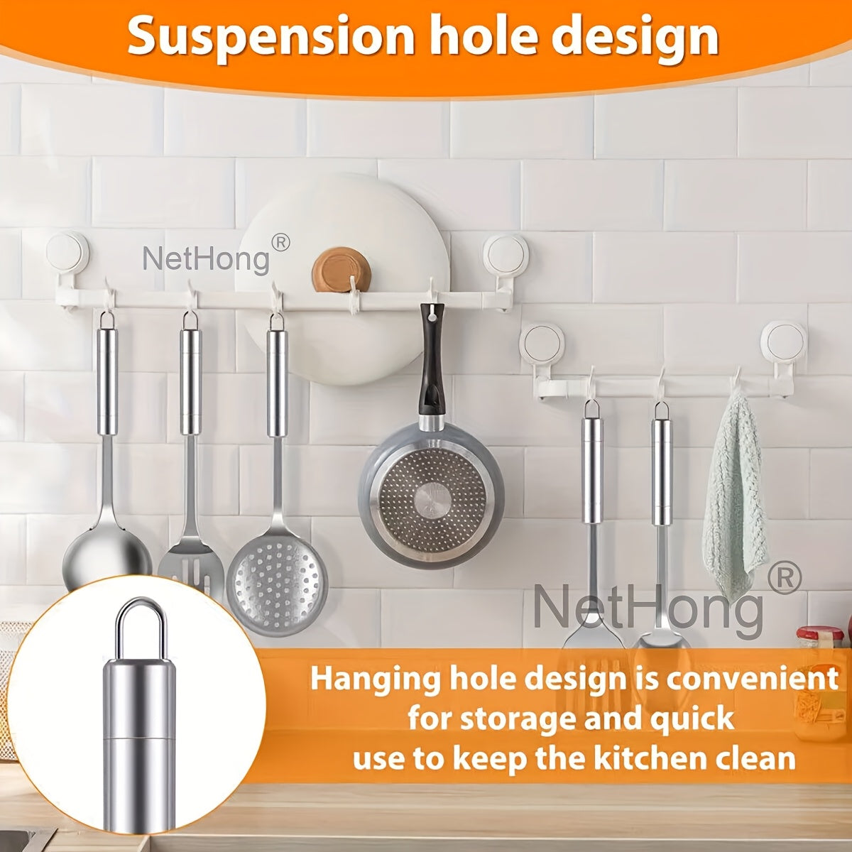 5-Piece Stainless Steel Kitchen Utensil Set – Turner, Masher, Spoon, Skimmer, Ladle